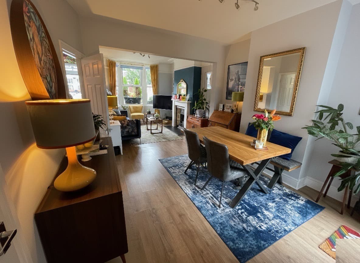 Addiscombe House, Open-plan living and dining areas in Croydon, South London